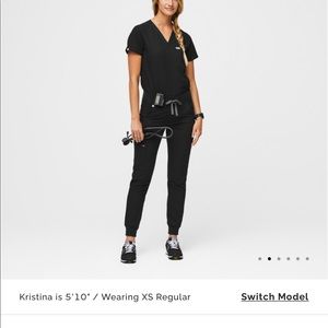 Figs Zamora Jogger Black